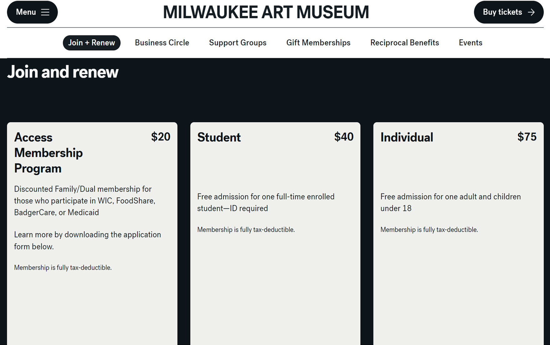 Milwaukee Art Museum screenshot